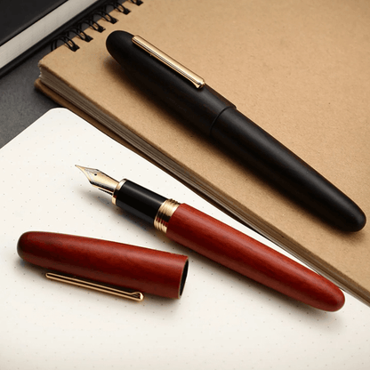 Cigaro Woodec fountain pen - a classic in a wooden version - screw-on